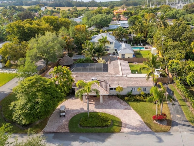 6400 Marlin Dr, Coral Gables, FL 33158 - view from above of property