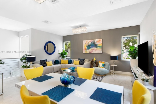 306 NE 8th Ave Unit 306, Fort Lauderdale, FL 33301 - dining room featuring plenty of natural light and baseboards