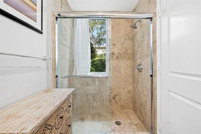 306 NE 8th Ave Unit 306, Fort Lauderdale, FL 33301 - bathroom with a stall shower and plenty of natural light