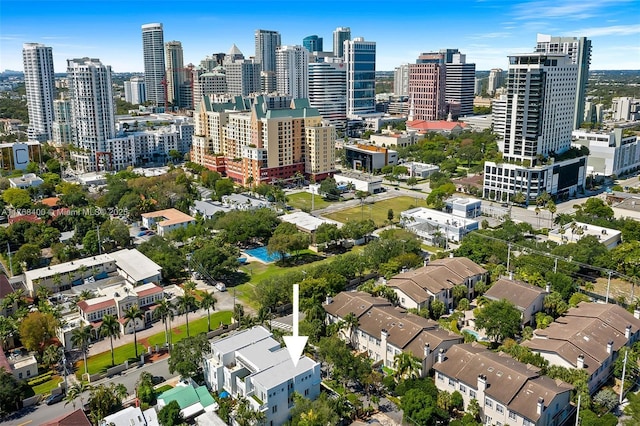 306 NE 8th Ave Unit 306, Fort Lauderdale, FL 33301 - aerial view of skyline