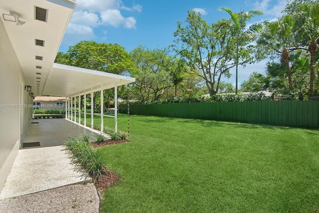 7640 SW 165th Ter, Palmetto Bay, FL 33157 - view of yard with fence