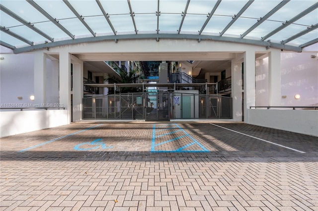 view of exterior entry