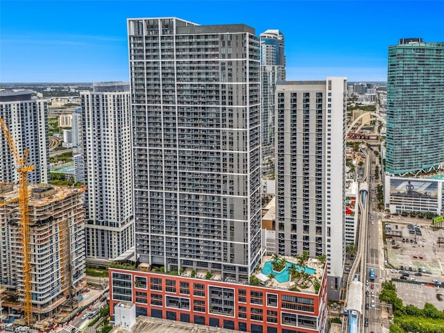 601 NE 1st Ave Unit 4814, Miami, FL 33132 - view of property featuring a city view