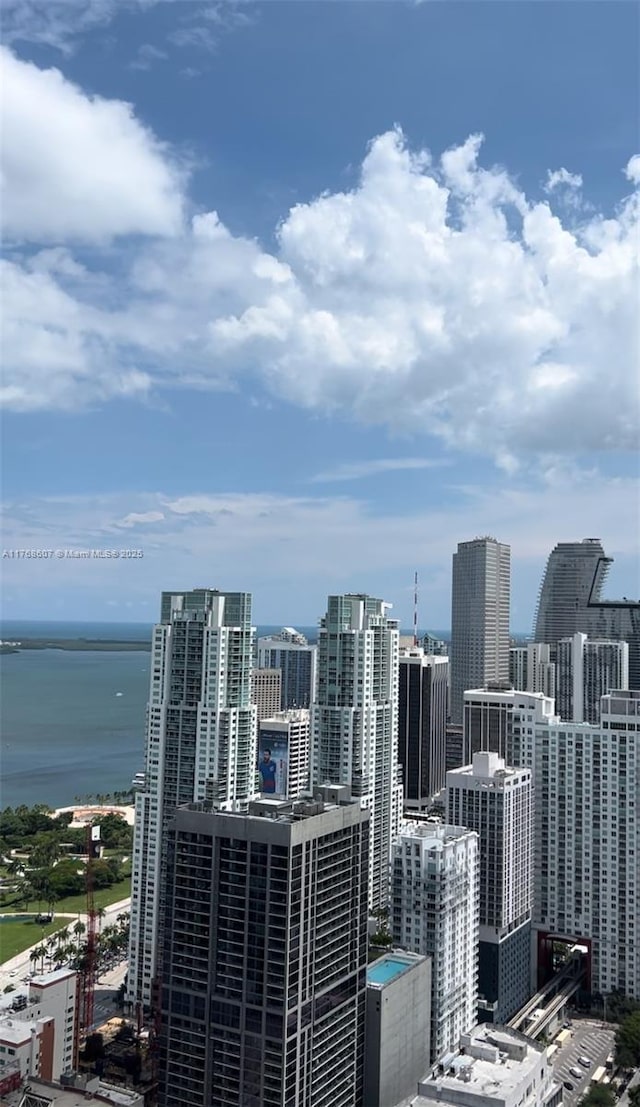 601 NE 1st Ave Unit 4814, Miami, FL 33132 - property's view of city featuring a water view