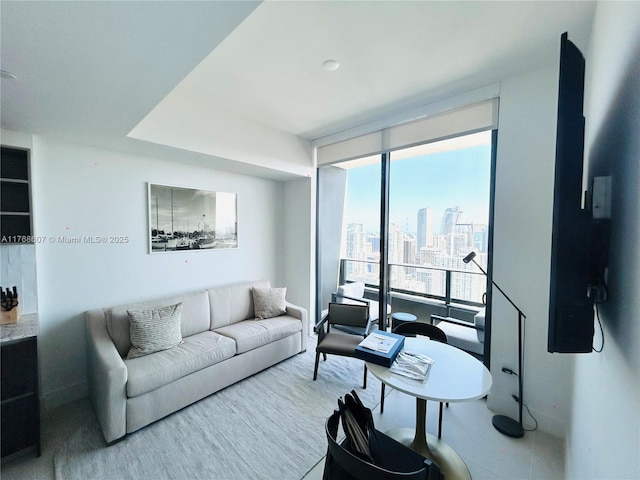 601 NE 1st Ave Unit 4814, Miami, FL 33132 - view of living room