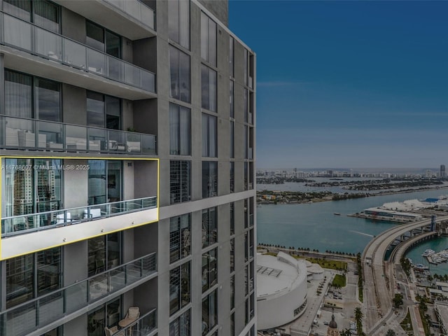 601 NE 1st Ave Unit 4814, Miami, FL 33132 - view of apartment building / complex with a water view, a view of city, and view of marina