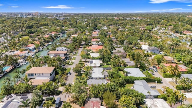 1221 NE 87th St, Miami, FL 33138 - aerial view featuring a water view and a residential view