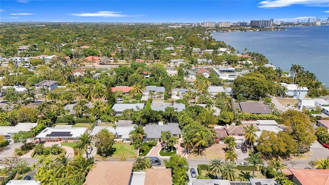 1221 NE 87th St, Miami, FL 33138 - birds eye view of property with a water view and a residential view