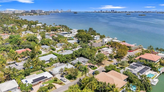 1221 NE 87th St, Miami, FL 33138 - bird's eye view with a residential view, a view of city, and a water view