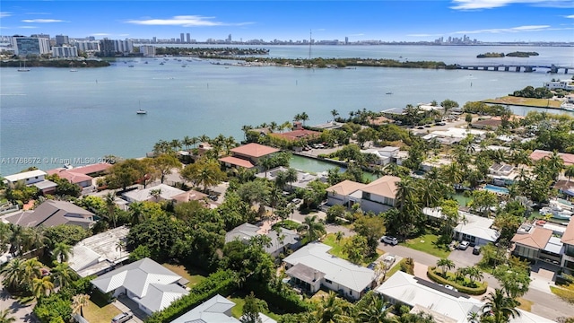 1221 NE 87th St, Miami, FL 33138 - aerial view with a residential view, a view of city, and a water view