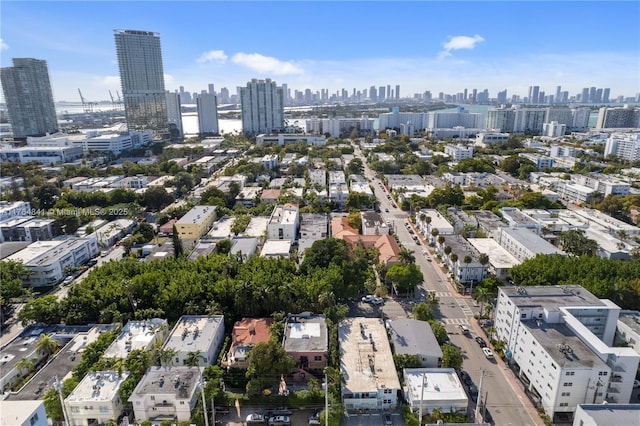 740 Meridian Ave Unit 11, Miami Beach, FL 33139 - drone / aerial view of a skyline view
