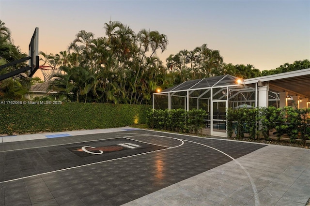 13453 SW 58th Ave, Pinecrest, FL 33156 - view of basketball court featuring basketball court