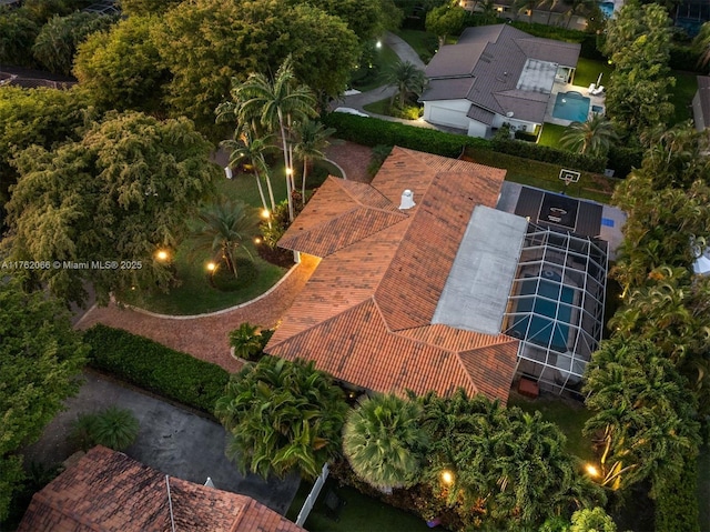13453 SW 58th Ave, Pinecrest, FL 33156 - aerial view of property and surrounding area
