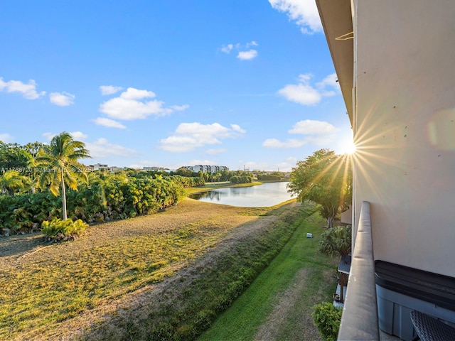 820 NW 87th Ave Unit 409, Miami, FL 33172 - view of yard featuring a water view