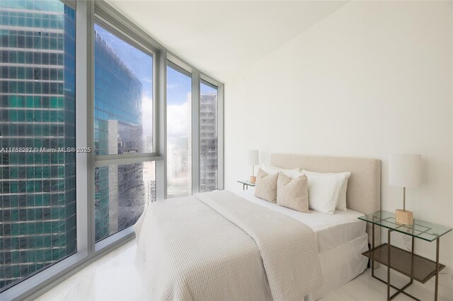 300 Biscayne Blvd Way Unit 3707, Miami, FL 33131 - bedroom with a wall of windows