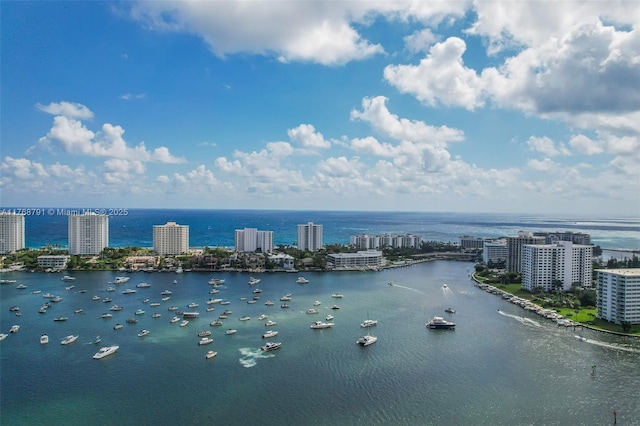 550 SE 5th Ave Unit 606S, Boca Raton, FL 33432 - water view featuring nearby urban area