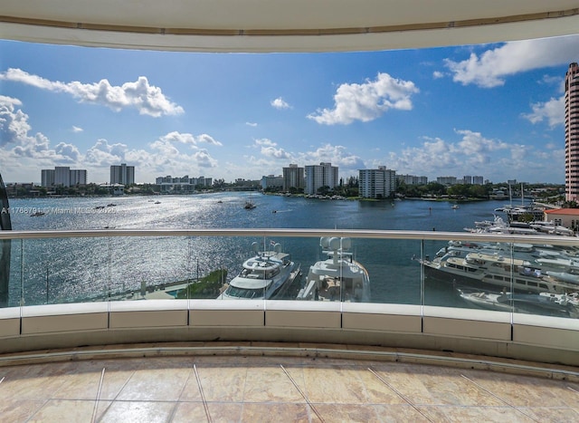 550 SE 5th Ave Unit 606S, Boca Raton, FL 33432 - water view featuring a view of skyline