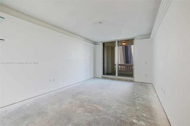 550 SE 5th Ave Unit 606S, Boca Raton, FL 33432 - empty room with concrete flooring and ornamental molding