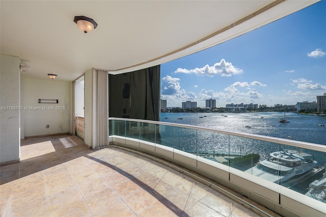 550 SE 5th Ave Unit 606S, Boca Raton, FL 33432 - balcony with a city view and a water view