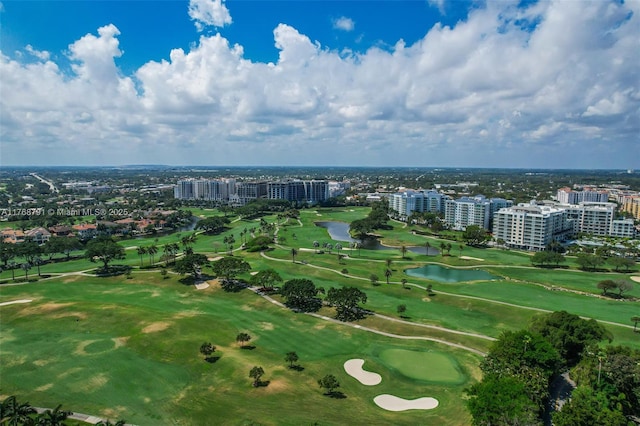 550 SE 5th Ave Unit 606S, Boca Raton, FL 33432 - aerial view of a golf course, a nearby body of water, and apartment complex / building