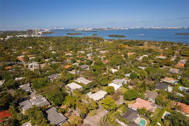 501 NE 51st St, Miami, FL 33137 - aerial view of property's location featuring a large body of water and nearby suburban area