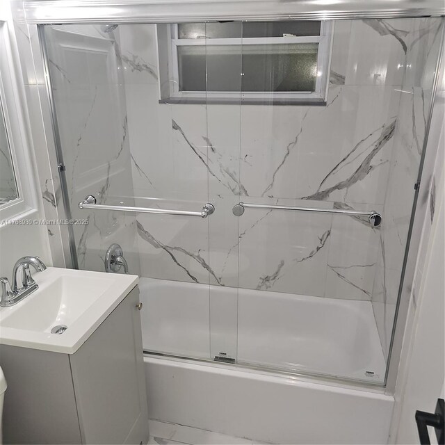 442 SW 22nd Ave, Fort Lauderdale, FL 33312 - full bathroom with vanity and combined bath / shower with glass door