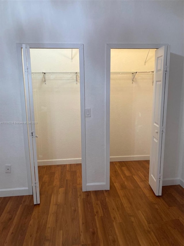 5450 NW 107th Ave Unit 705, Doral, FL 33178 - interior space with baseboards and wood finished floors
