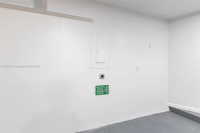 1801 Hancock Bridge Pkwy, Cape Coral, FL 33990 - interior space with electric panel and finished concrete floors