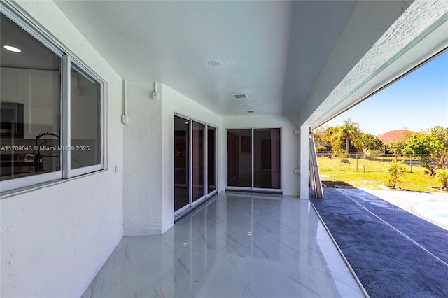 1801 Hancock Bridge Pkwy, Cape Coral, FL 33990 - view of patio with fence and visible vents