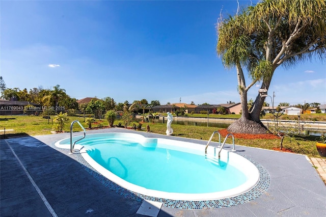 1801 Hancock Bridge Pkwy, Cape Coral, FL 33990 - view of swimming pool with a residential view