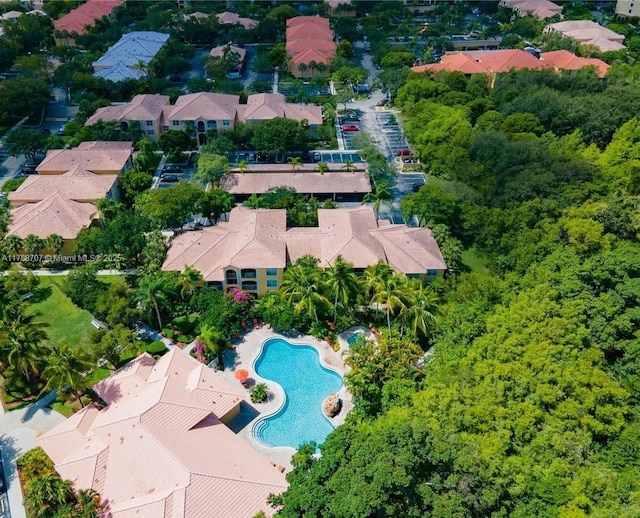 5530 NW 61st St Unit 303, Coconut Creek, FL 33073 - drone / aerial view of a pool area