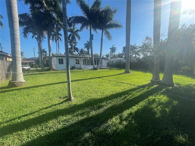 view of yard