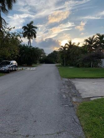 view of road