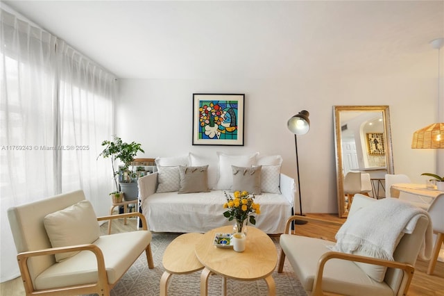 2899 Collins Ave Unit 1638, Miami Beach, FL 33140 - living area with wood finished floors