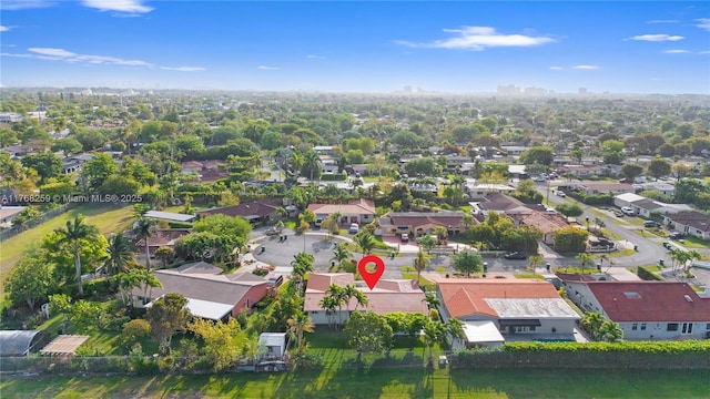 birds eye view of property featuring a residential view