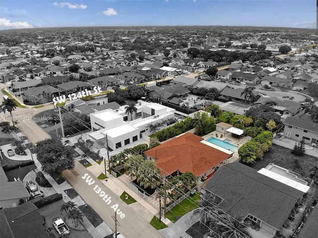 birds eye view of property featuring a residential view