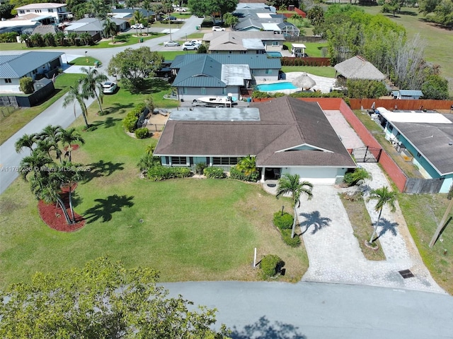 2525 SW 86th Ave, Davie, FL 33324 - birds eye view of property with a residential view