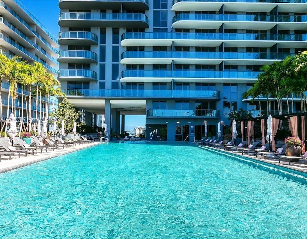 view of pool
