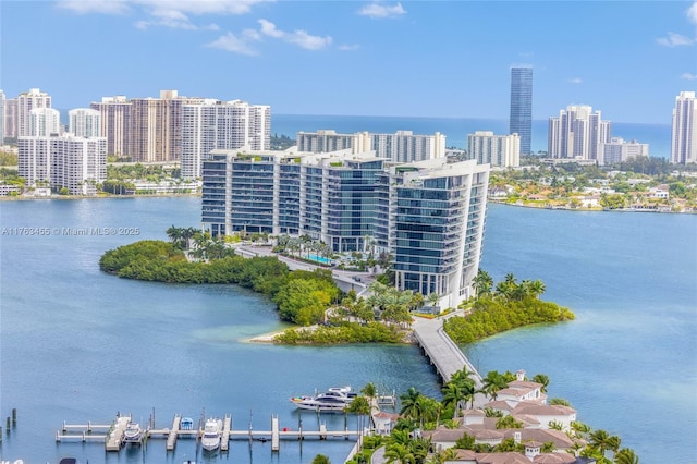 4000 Island Blvd Unit Ph6, Aventura, FL 33160 - property view of water featuring a city view