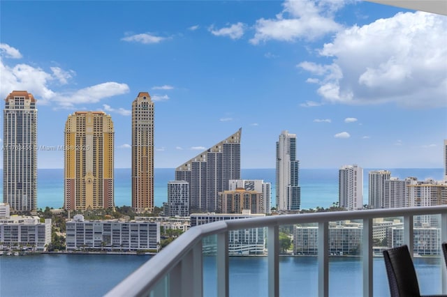 4000 Island Blvd Unit Ph6, Aventura, FL 33160 - balcony featuring a view of city and a water view