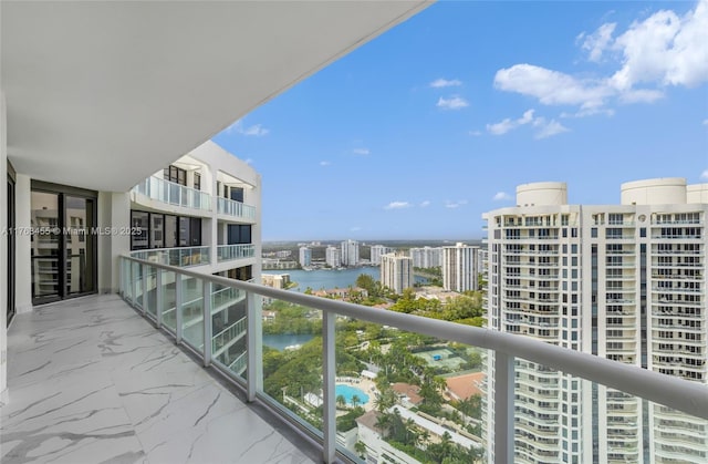 4000 Island Blvd Unit Ph6, Aventura, FL 33160 - balcony featuring a city view and a water view
