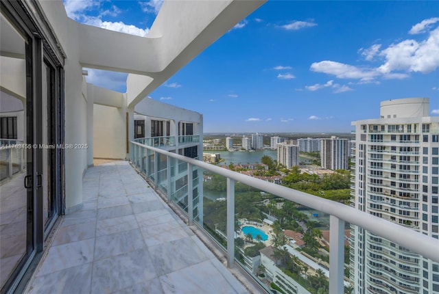 4000 Island Blvd Unit Ph6, Aventura, FL 33160 - balcony featuring a city view and a water view