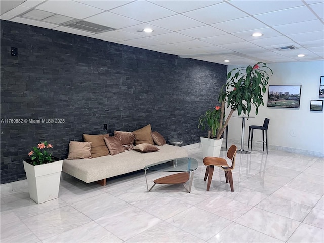 lobby featuring visible vents