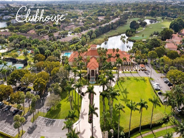 4630 NW 102nd Ave Unit 103-15, Doral, FL 33178 - aerial view featuring view of golf course and a water view