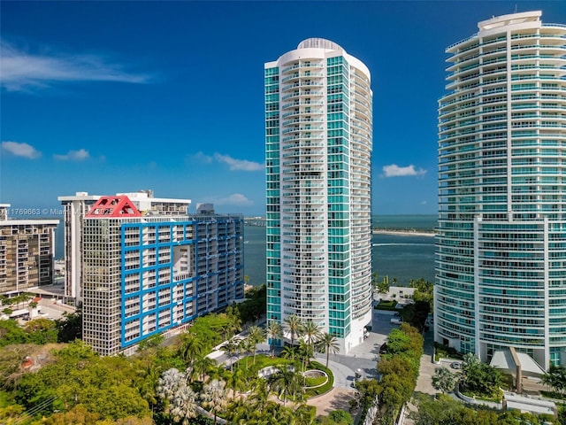 2101 Brickell Ave Unit 1809, Miami, FL 33129 - view of building exterior featuring a water view and a city view