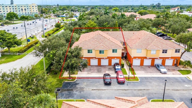 3340 Palomino Dr Unit 221-2, Davie, FL 33024 - aerial overview of property's location featuring property parcel outlined