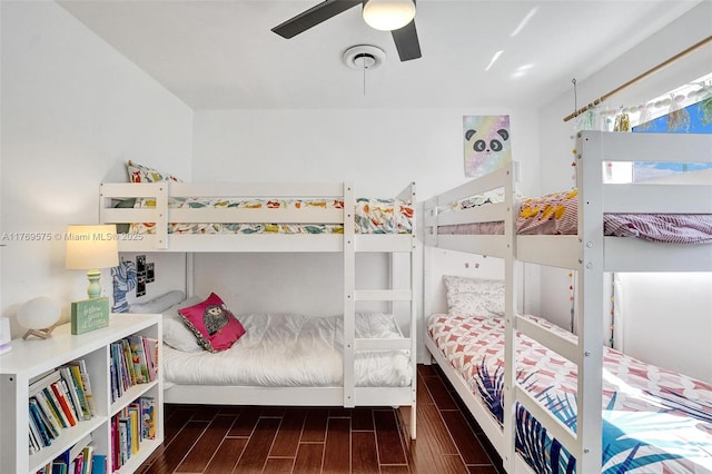 3407 N Longfellow Cir, Hollywood, FL 33021 - bedroom with wood finished floors and ceiling fan