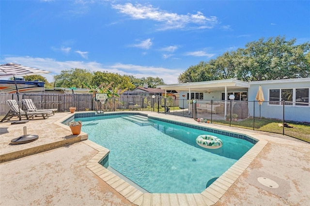 3407 N Longfellow Cir, Hollywood, FL 33021 - view of swimming pool featuring a patio area