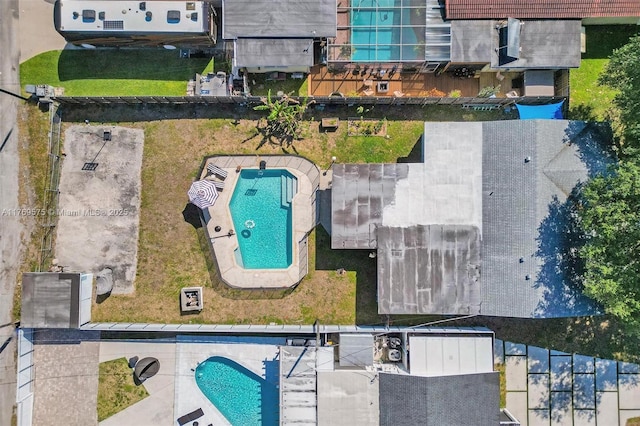 3407 N Longfellow Cir, Hollywood, FL 33021 - drone / aerial view of a pool area
