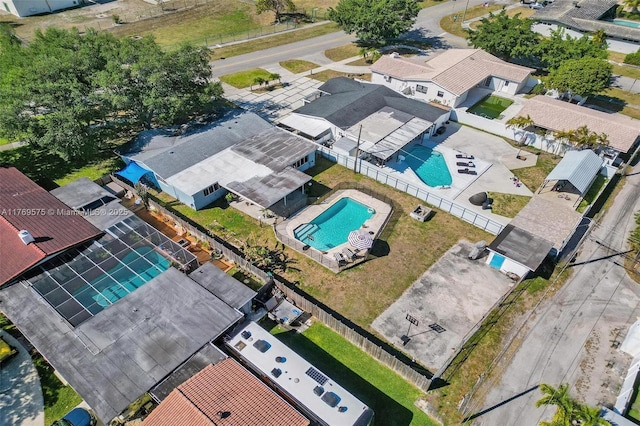 3407 N Longfellow Cir, Hollywood, FL 33021 - bird's eye view of a pool area